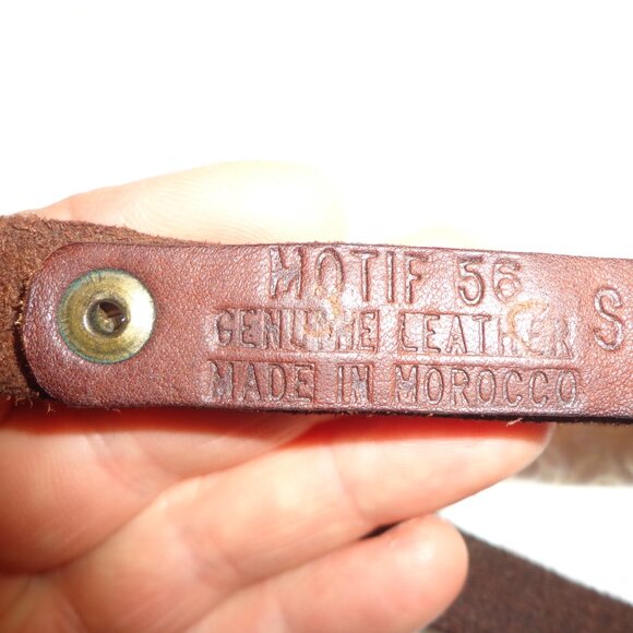 The Territory Ahead Genuine Leather Wrap Belt S Brown Adjustable - Picture 6 of 10